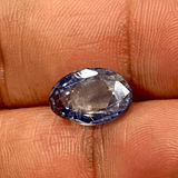 Pitambari Blue Sapphire (Neelam - 6.35 cts) - Ceylonese - Himalaya Rudraksha Anusandhan Kendra