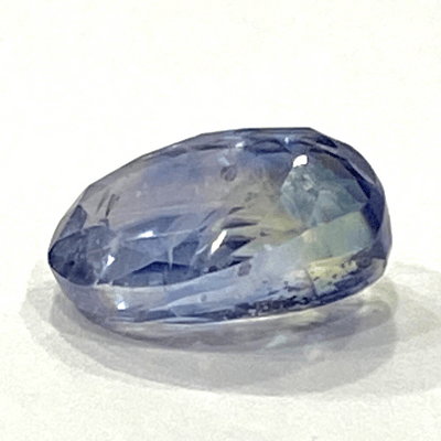 Pitambari Blue Sapphire (Neelam - 6.35 cts) - Ceylonese - Himalaya Rudraksha Anusandhan Kendra