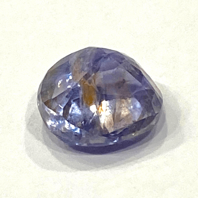 Pitambari Blue Sapphire (Neelam - 7.35 cts) - Ceylonese - Himalaya Rudraksha Anusandhan Kendra