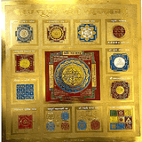 Plate Shree Yantra - Himalaya Rudraksha Anusandhan Kendra