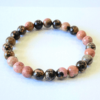 Rhodonite Stone Bracelet - Himalaya Rudraksha Anusandhan Kendra