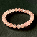 Rose Quartz Bracelet - Himalaya Rudraksha Anusandhan Kendra