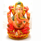 Rose Quartz Ganesha - 3.0 Kgs - Himalaya Rudraksha Anusandhan Kendra