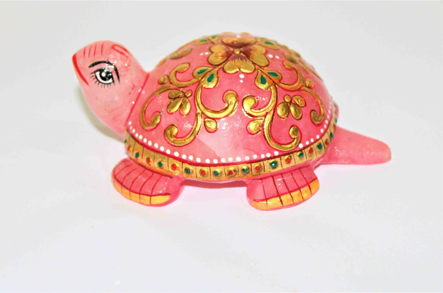 Rose Quartz Turtle - Himalaya Rudraksha Anusandhan Kendra