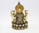 Saraswati Brass Statue - Himalaya Rudraksha Anusandhan Kendra