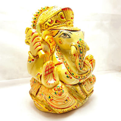 Serpentine Stone Ganesha - Himalaya Rudraksha Anusandhan Kendra
