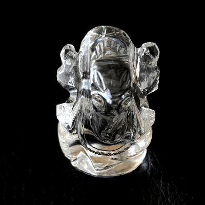 Sphatik Ganesha - Himalaya Rudraksha Anusandhan Kendra