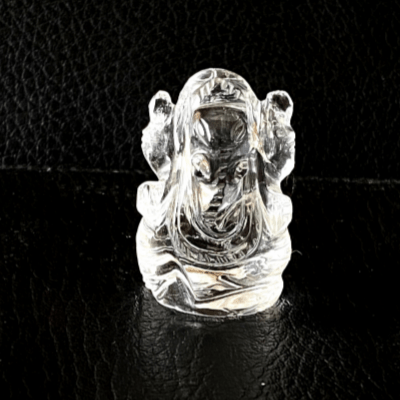 Sphatik Ganesha - Himalaya Rudraksha Anusandhan Kendra