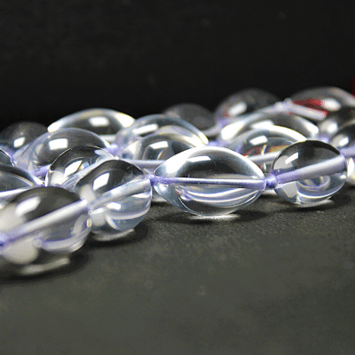 Sphatik Kantha - 15 mm apx. - Himalaya Rudraksha Anusandhan Kendra