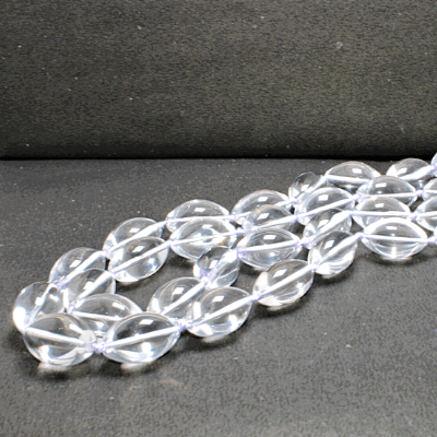 Sphatik Kantha - 15 mm apx. - Himalaya Rudraksha Anusandhan Kendra