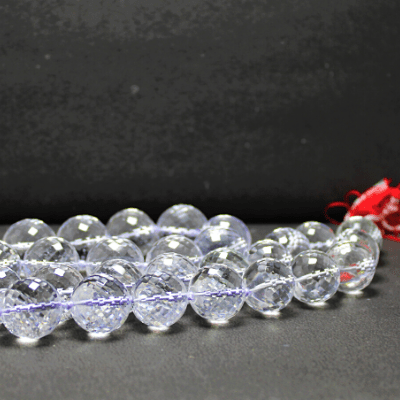 Sphatik Kantha - 20 mm (apx.) - Himalaya Rudraksha Anusandhan Kendra