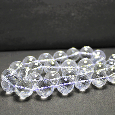 Sphatik Kantha - 25 mm (apx.) - Himalaya Rudraksha Anusandhan Kendra