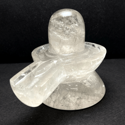 Sphatik Shivling (233 grams) - Himalaya Rudraksha Anusandhan Kendra