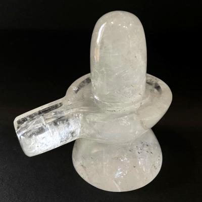 Sphatik Shivling - (575 grams) - Himalaya Rudraksha Anusandhan Kendra