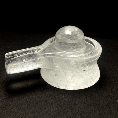 Sphatik Shivling (Milky White - 254 grams) - Himalaya Rudraksha Anusandhan Kendra