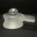 Sphatik Shivling (Milky White - 254 grams) - Himalaya Rudraksha Anusandhan Kendra