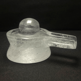 Sphatik Shivling (Milky White - 254 grams) - Himalaya Rudraksha Anusandhan Kendra