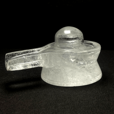 Sphatik Shivling (Milky White - 254 grams) - Himalaya Rudraksha Anusandhan Kendra