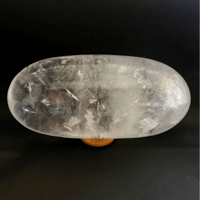 Sphatik Shivlingam - 1600 grams - Himalaya Rudraksha Anusandhan Kendra