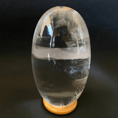 Sphatik Shivlingam - 346 grams - Himalaya Rudraksha Anusandhan Kendra