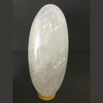 Sphatik Shivlingam (Milky White - 1580 grams) - Himalaya Rudraksha Anusandhan Kendra
