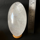 Sphatik Shivlingam (Milky White - 970 grams) - Himalaya Rudraksha Anusandhan Kendra