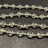 Sphatik Silver Mala - Himalaya Rudraksha Anusandhan Kendra