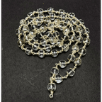 Sphatik Silver Mala - Himalaya Rudraksha Anusandhan Kendra