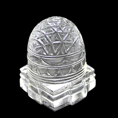 Sphatik Tomb Shreeyantra - Himalaya Rudraksha Anusandhan Kendra