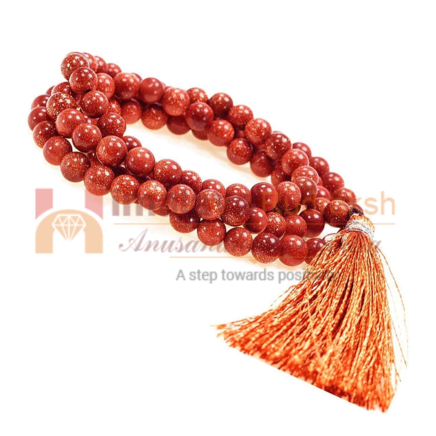Sun Stone Mala - Himalaya Rudraksha Anusandhan Kendra