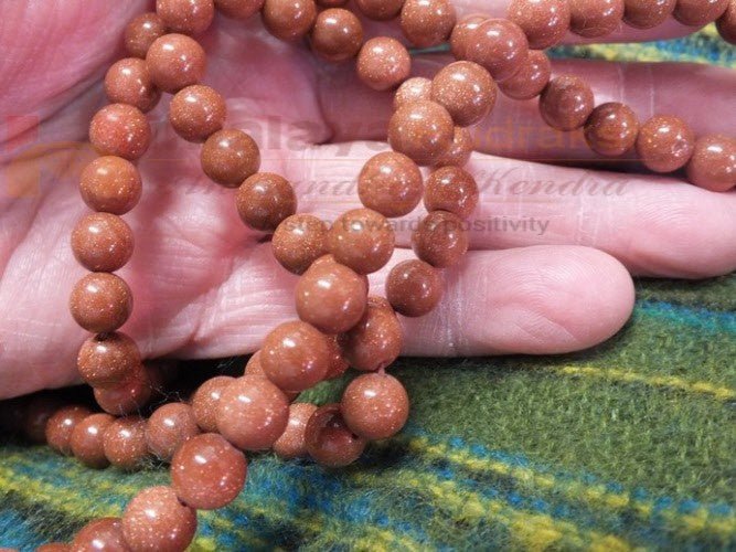 Sun Stone Mala - Himalaya Rudraksha Anusandhan Kendra