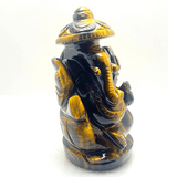 Tiger Stone Ganesha - (257 gm) - Himalaya Rudraksha Anusandhan Kendra