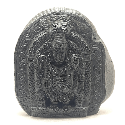 Tirupati Balaji Carved Shaligram (574 gms) - Himalaya Rudraksha Anusandhan Kendra