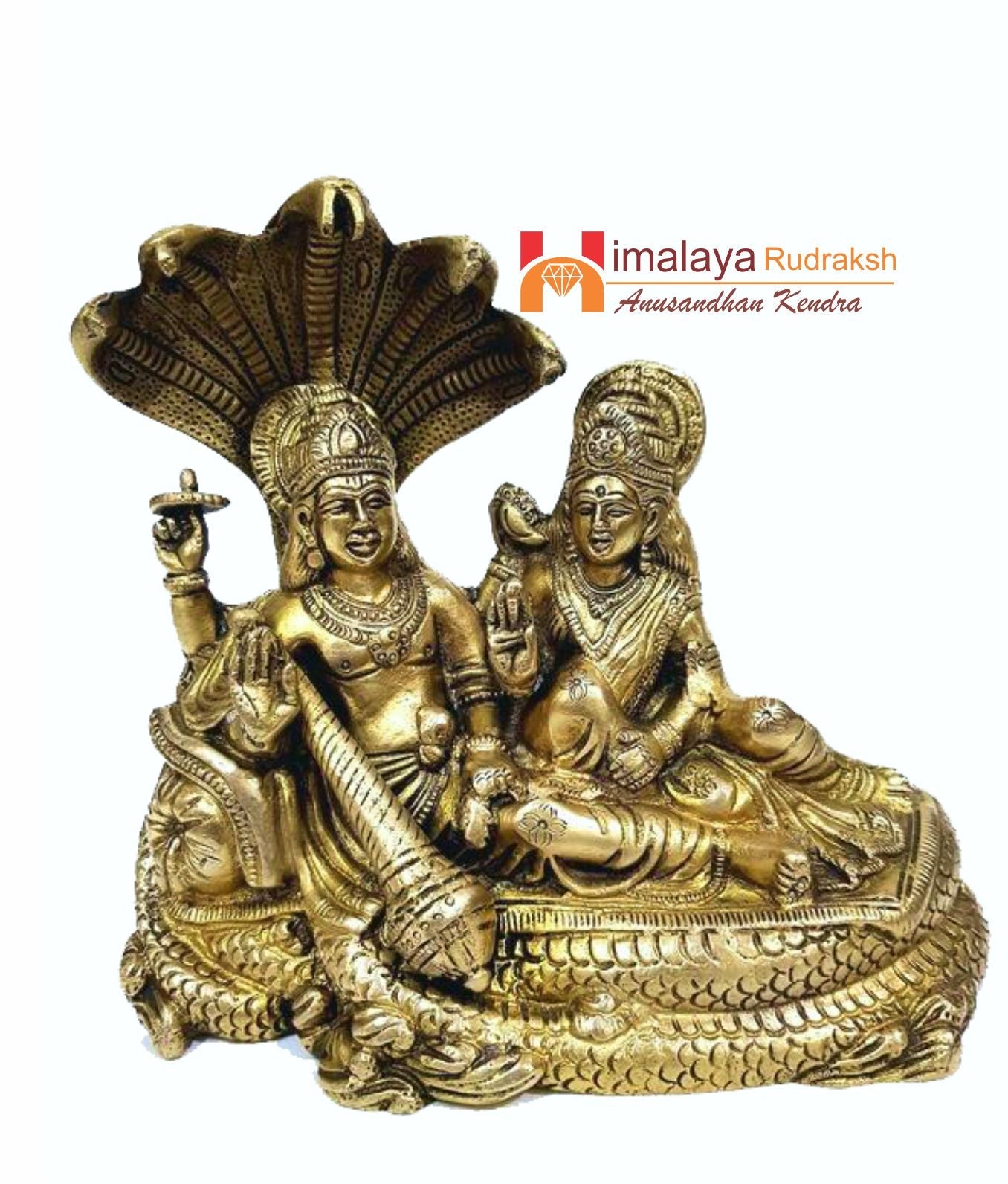 Vishnu Lakshmi Statue - Himalaya Rudraksha Anusandhan Kendra