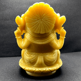 Yellow Agate Panchmukhi Ganesha - Himalaya Rudraksha Anusandhan Kendra