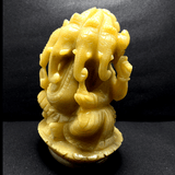 Yellow Agate Panchmukhi Ganesha - Himalaya Rudraksha Anusandhan Kendra