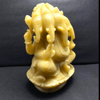 Yellow Agate Panchmukhi Ganesha - Himalaya Rudraksha Anusandhan Kendra