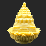 Yellow Agate Shreeyantra - 2.0 Kg - Himalaya Rudraksha Anusandhan Kendra