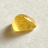 Yellow Sapphire (Pukhraj - 10.00 cts) - Ceylonese - Himalaya Rudraksha Anusandhan Kendra