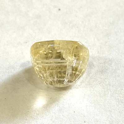Yellow Sapphire (Pukhraj - 10.50 cts) - Ceylonese - Himalaya Rudraksha Anusandhan Kendra