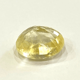 Yellow Sapphire (Pukhraj - 11.60 cts) - Ceylonese - Himalaya Rudraksha Anusandhan Kendra