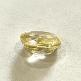 Yellow Sapphire (Pukhraj - 4.80 cts) - Ceylonese - Himalaya Rudraksha Anusandhan Kendra