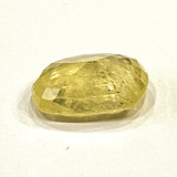 Yellow Sapphire (Pukhraj - 5.10 cts) - Ceylonese - Himalaya Rudraksha Anusandhan Kendra