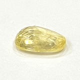 Yellow Sapphire (Pukhraj - 5.10 cts) - Ceylonese - Himalaya Rudraksha Anusandhan Kendra