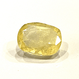 Yellow Sapphire (Pukhraj - 5.10 cts) - Ceylonese - Himalaya Rudraksha Anusandhan Kendra