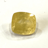 Yellow Sapphire (Pukhraj - 5.65 cts) - Ceylonese - Himalaya Rudraksha Anusandhan Kendra