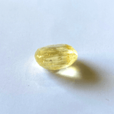 Yellow Sapphire (Pukhraj - 5.70 cts) - Ceylonese - Himalaya Rudraksha Anusandhan Kendra