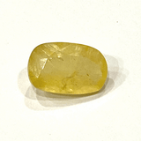 Yellow Sapphire (Pukhraj - 5.70 cts) - Ceylonese - Himalaya Rudraksha Anusandhan Kendra
