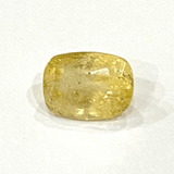 Yellow Sapphire (Pukhraj - 5.95 cts) - Ceylonese - Himalaya Rudraksha Anusandhan Kendra