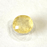 Yellow Sapphire (Pukhraj - 6.00 cts) - Ceylonese - Himalaya Rudraksha Anusandhan Kendra